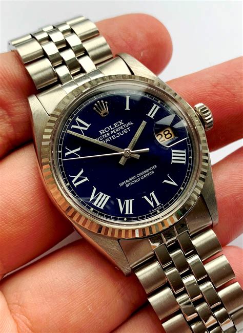 rolex datejust stahl